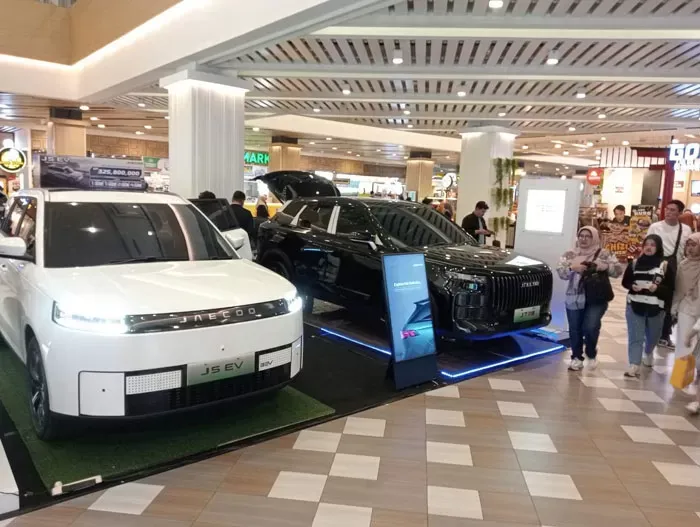 Mobil Listrik Jaecoo J5 EV Resmi Mengaspal di Pekanbaru