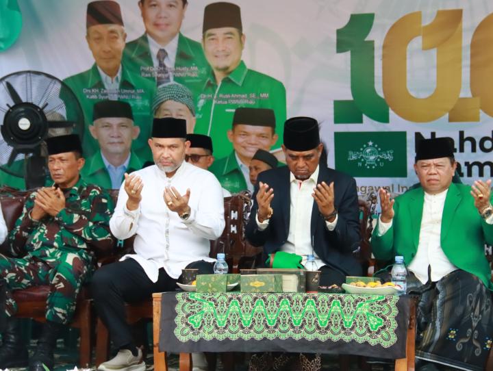 Harlah 1 Abad Nahdlatul Ulama (NU) di Inhil Meriah