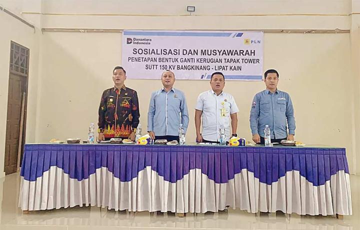 Pembangunan SUTT 150 kV di Kampar Berlanjut, Ganti Rugi Lahan Dibahas Bersama Warga