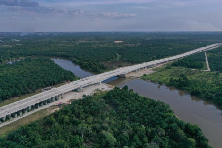Pembangunan Tol Lingkar Pekanbaru Melesat, Progres Konstruksi Tembus 76 Persen