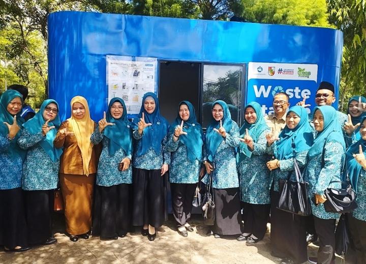TP PKK Siak Tertarik Program Waste Station Pekanbaru, Sampah Bisa Bernilai Ekonomi