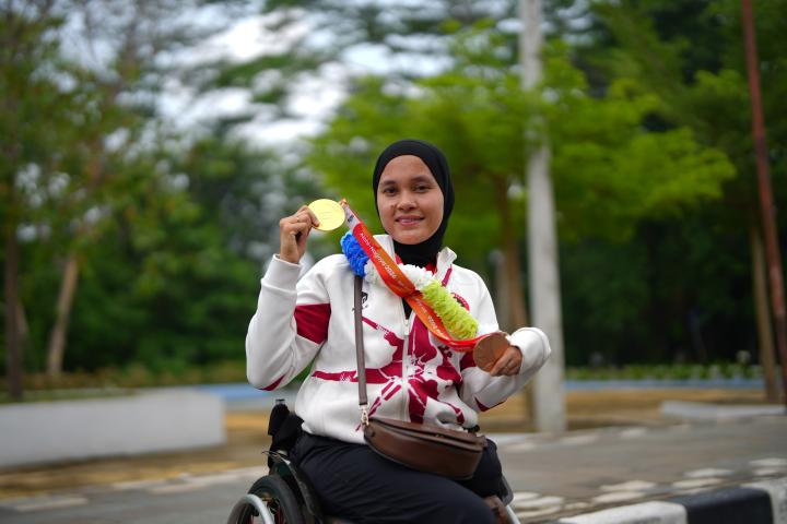 Leli Marlina Raih Medali Emas Asian Para Games 2026, Atlet Tenis Meja asal Kuansing