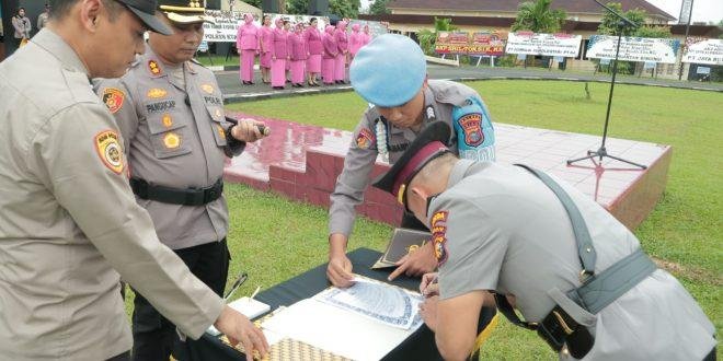 Wakapolres dan Dua Kapolsek Kuansing Berganti, Kapolres Sampaikan Pesan Penting