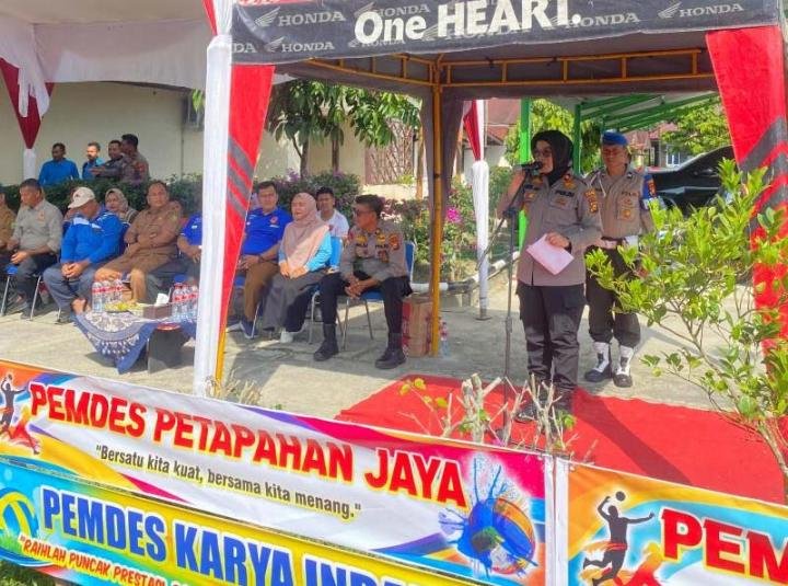 Volly Ball Kapolsek Cup I Tahun 2024 Meriahkan HUT Bhayangkara Ke 78