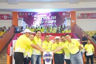 Kapolda Riau Buka Turnamen Voli Kapolri Cup 2024 Zona 1