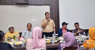 Hari Pertama HPN Provinsi, Bupati Kuansing Jamu Makanan Malam Rombongan PWI Se-Riau