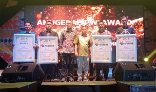Malam Puncak HPN dan HUT PWI, Gubernur, Bupati dan Perusahaan Mitra Terima Award
