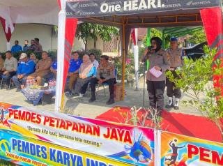 Volly Ball Kapolsek Cup I Tahun 2024 Meriahkan HUT Bhayangkara Ke 78