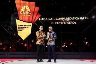 PLN Sabet Penghargaan CNBC Indonesia Communications Strategist Award 2024